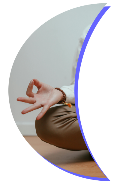 moon meditat bordered